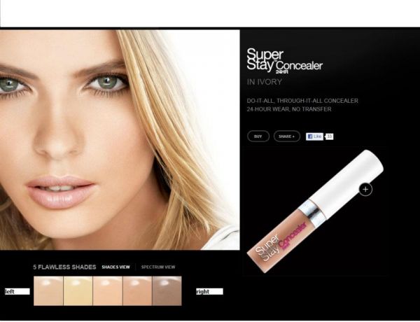 maybelline Superstay Concealer 24HR-1